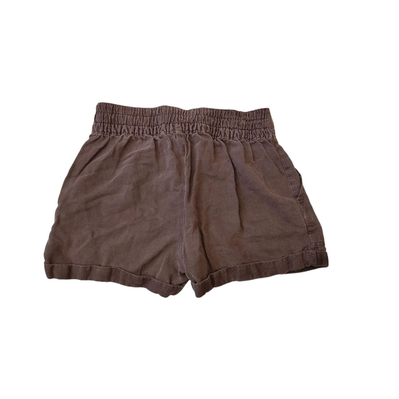 Aerie High Waist Brown Shorts - Picture 2 of 5